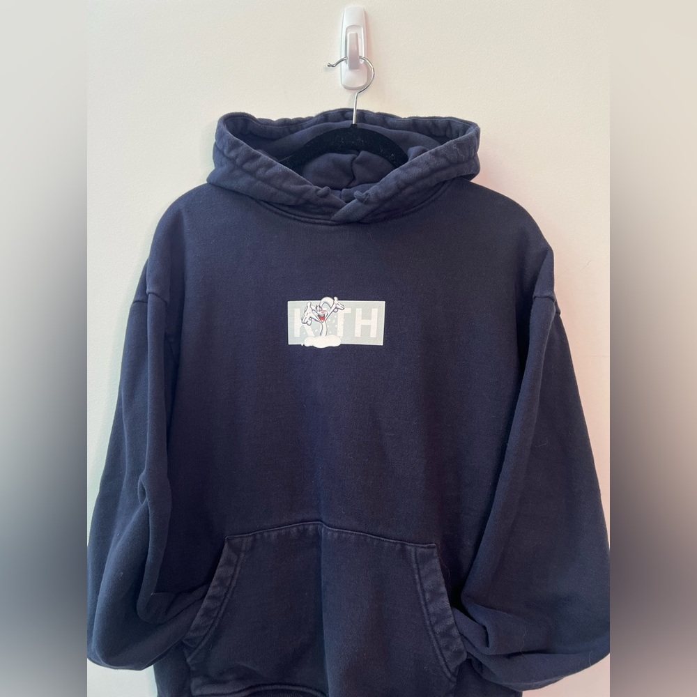 Kith Black Hoodie with Logo - Picture 3 of 5
